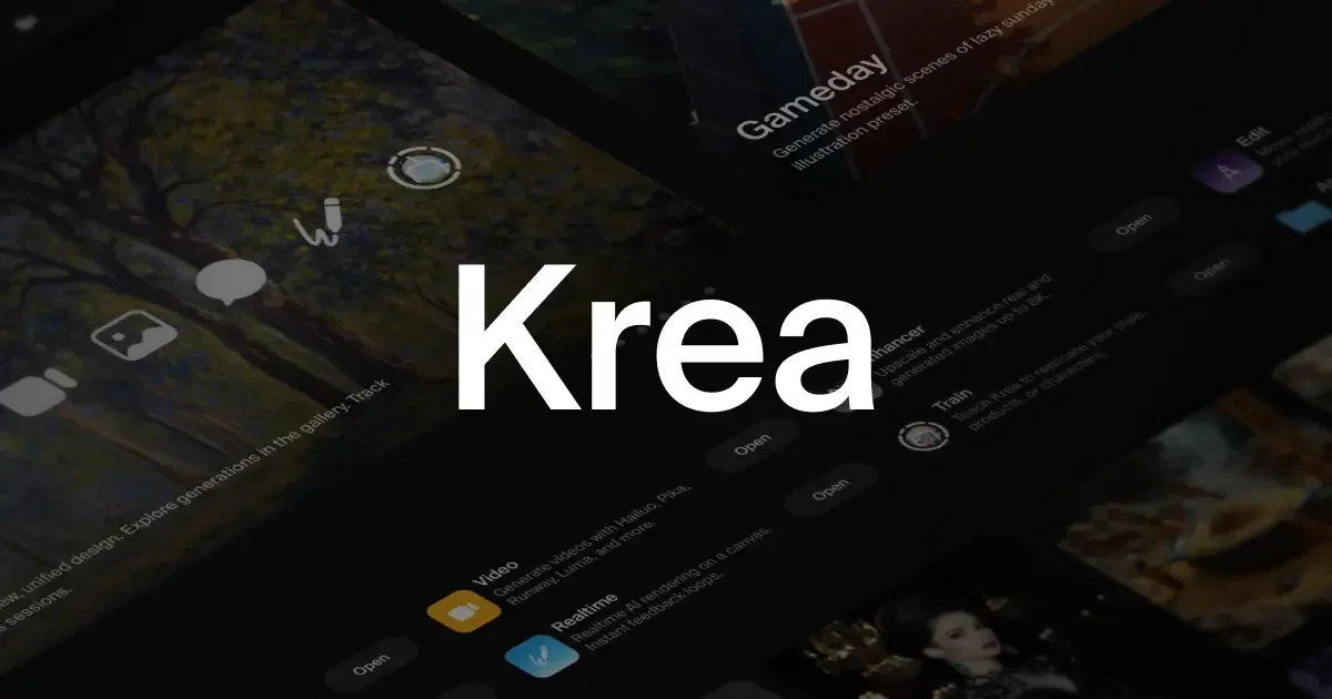 Krea AI Entdecken: Der Magische KI-Trick für Atemberaubende Bilder und Videos in Sekunden!